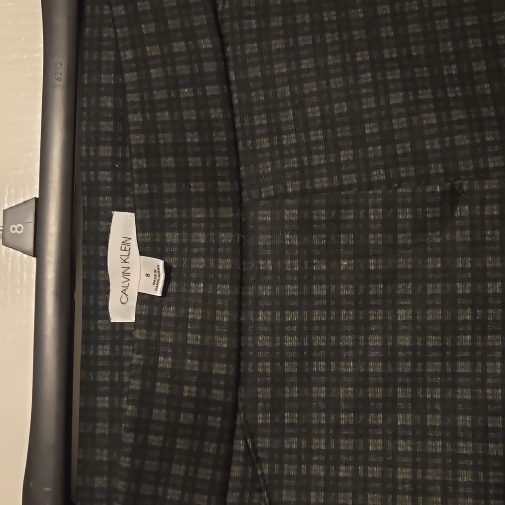 Calvin Klein Plaid Skinny Pant Size 8